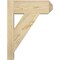 Ekena Millwork Traditional Craftsman Rough Sawn Outlooker, Douglas Fir, 6"W x 14"D x 18"H OUT06X14X18TRA04RDF - alternate 2